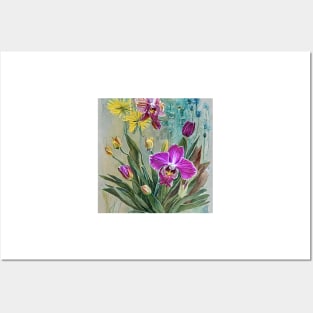 Orchids and other flowers Posters and Art